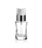 COMO 15 ml | Glass bottle 15 ml with Cream pump, silver