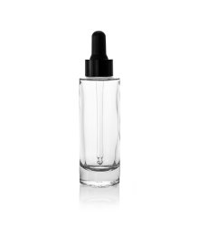 STELLA 30 ml Black | Glass bottle 30 ml with dropper